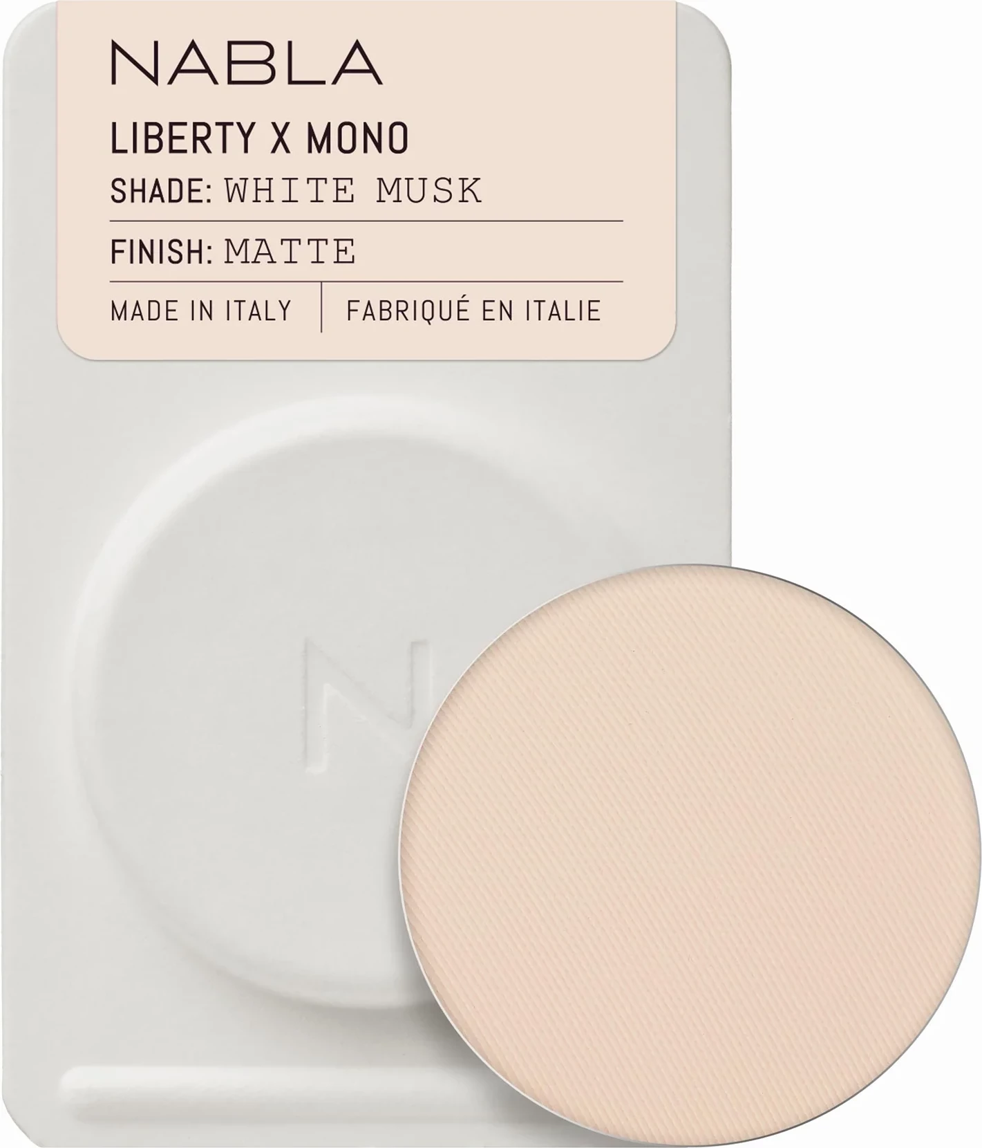 Hije për sy Nabla Liberty X Mono – Shade: White Musk