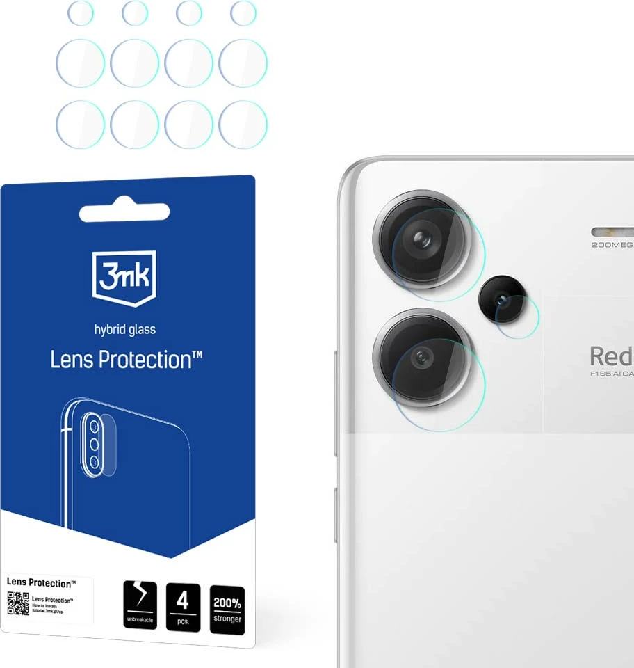 Xham hibrid për kamerë, 3mk Protection Lens Protection, për Xiaomi Redmi Note 13 Pro+