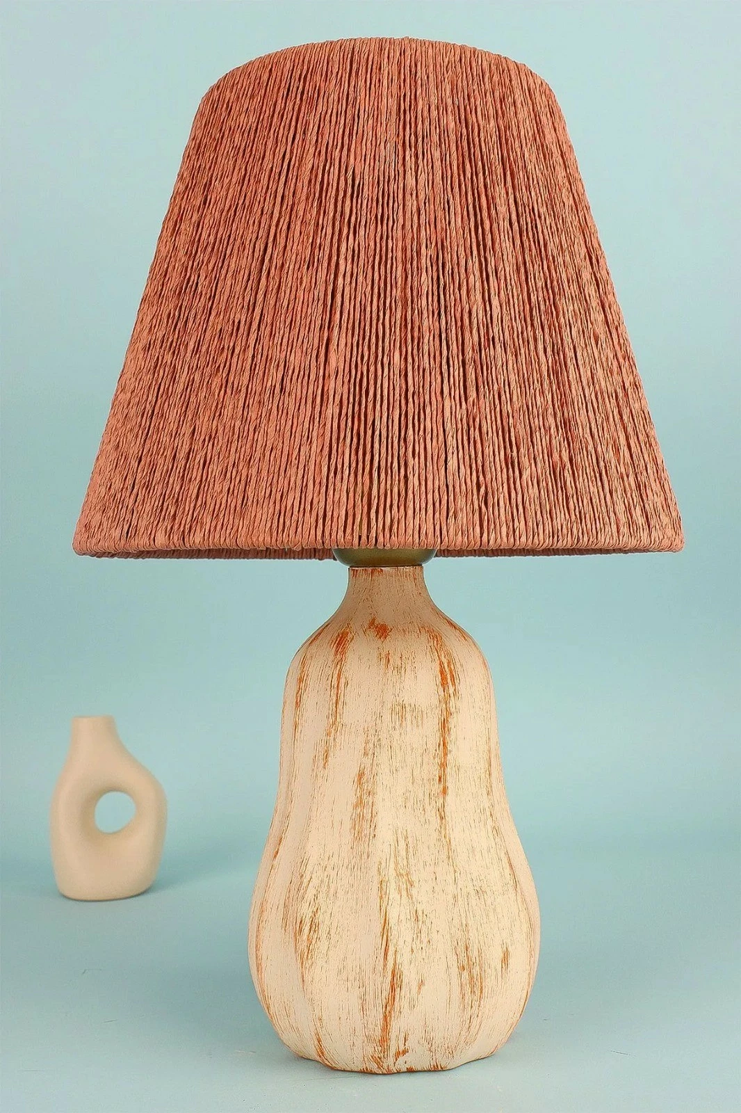 Llambë tavoline Opviq, krem dhe natyrale, YL649