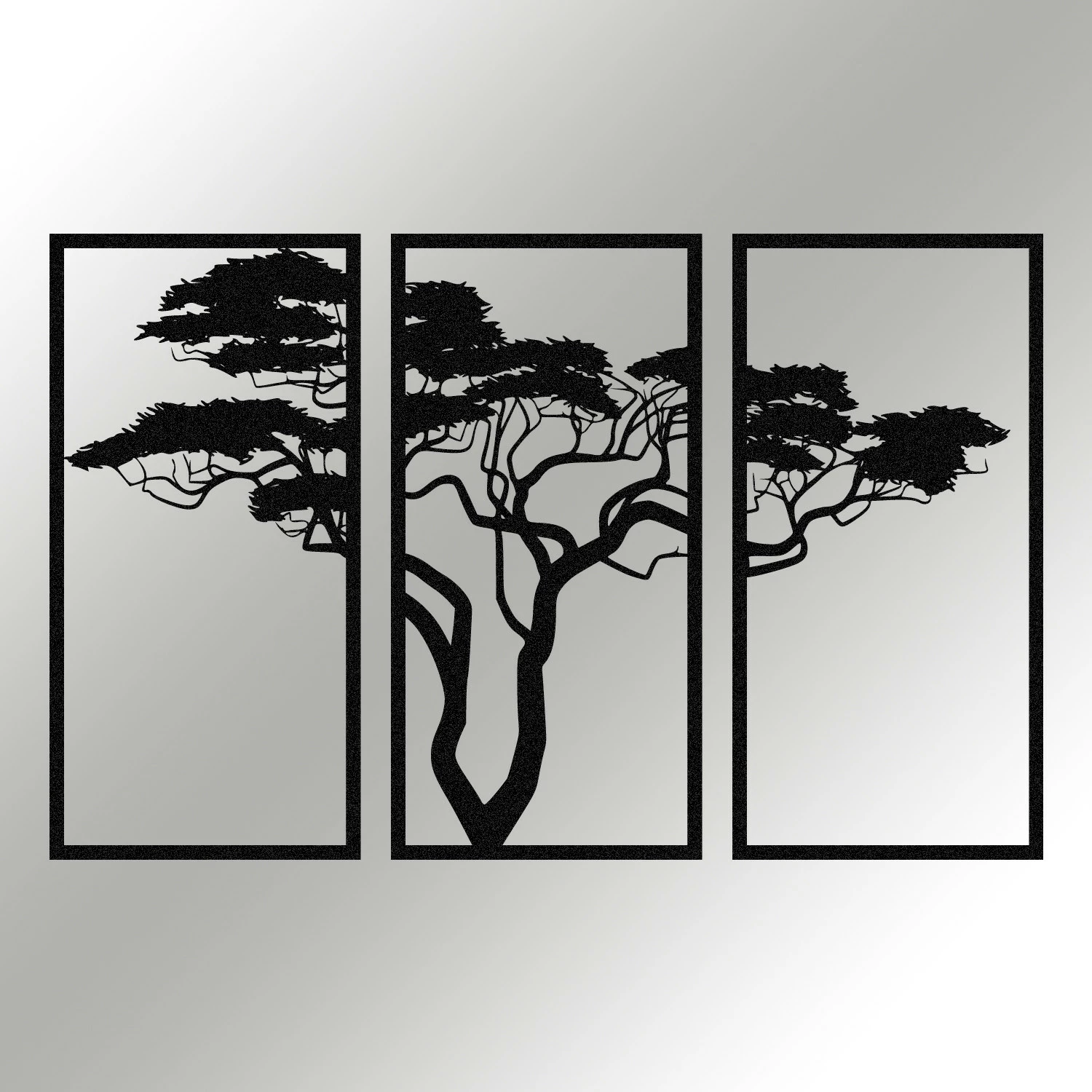 Aksesor dekorativ metalik për mur Wallity, Cınarci