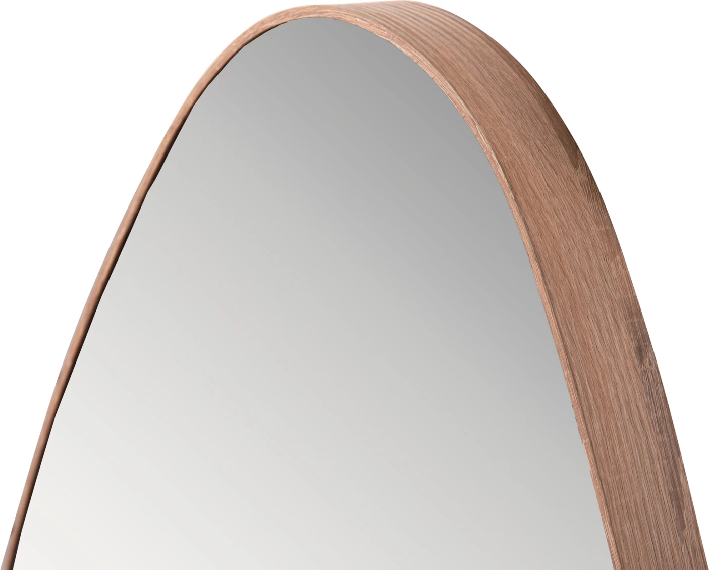 Pasqyrë muri DROP FH4488.03 kornizë MDF ngjyrë druri natyral 50x80H cm.