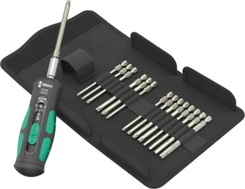 Set veglash Wera Kraftform Safe-Torque Speed, 16 copa, kasë bartëse, e zezë