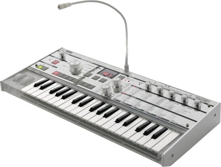 Sintetizator Korg microKORG Crystal, analog, me vocoder, Transparent