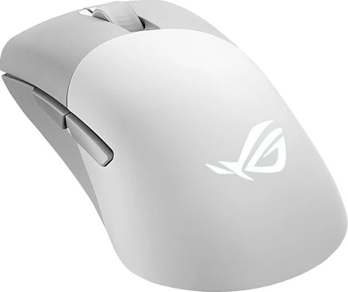 Maus ASUS ROG Keris Wireless AimPoint, optik, 36000 DPI, 5 butona, i bardhë