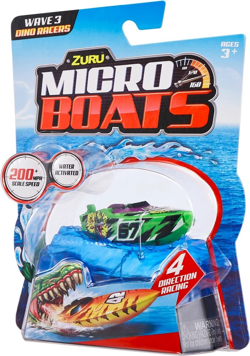 Lodër barkë ZURU Robo Alive Micro Boat Series 3, plastikë, ngjyra të ndryshme