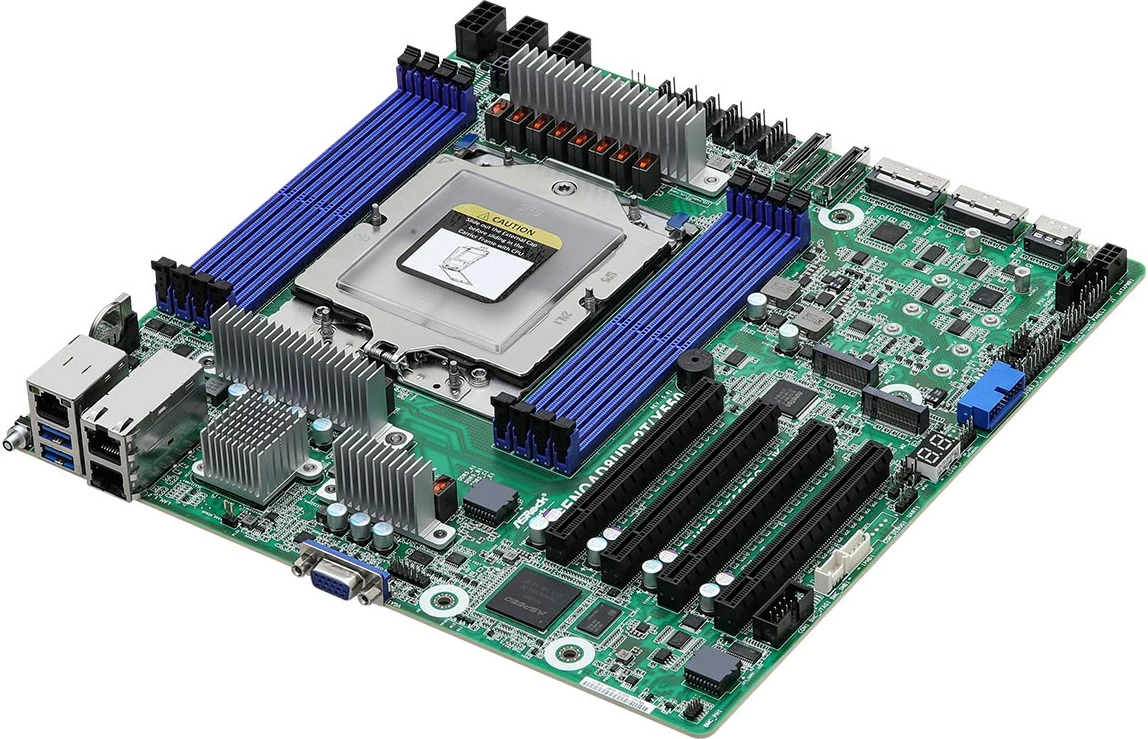 Pllakë amë Asrock GENOAD8UD-2T/X550, Socket SP5, micro ATX, për serverë