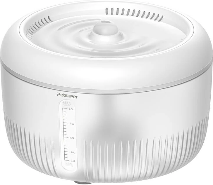 Burim uji për kafshë Petsuper PW02, 2.5L, i bardhë