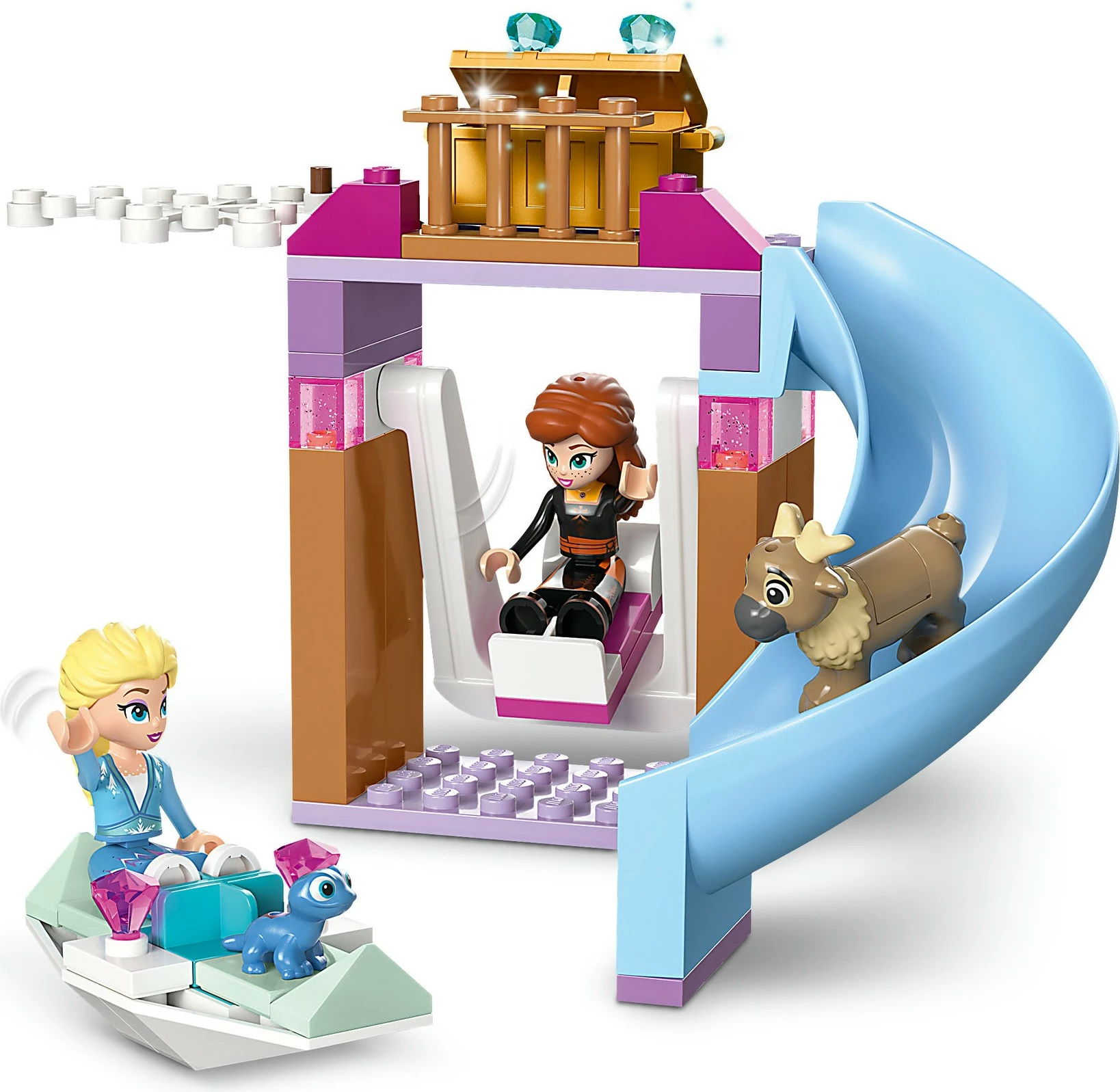 Set ndërtimi LEGO Disney 43238 Elsa's Frozen Castle, 163 pjesë, shumëngjyrësh