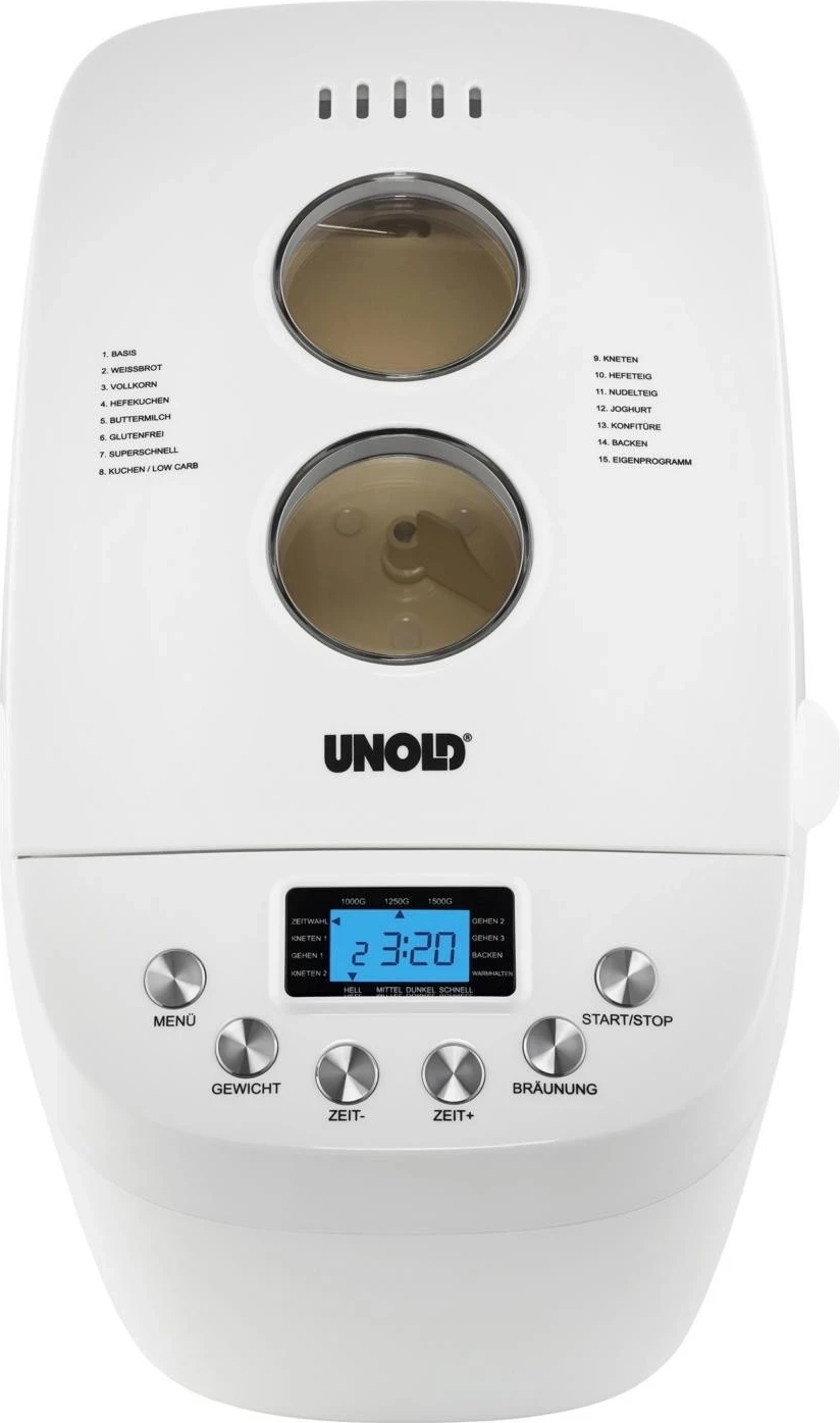Wypiekacz për bukë Unold 68520, 850W, bardhë
