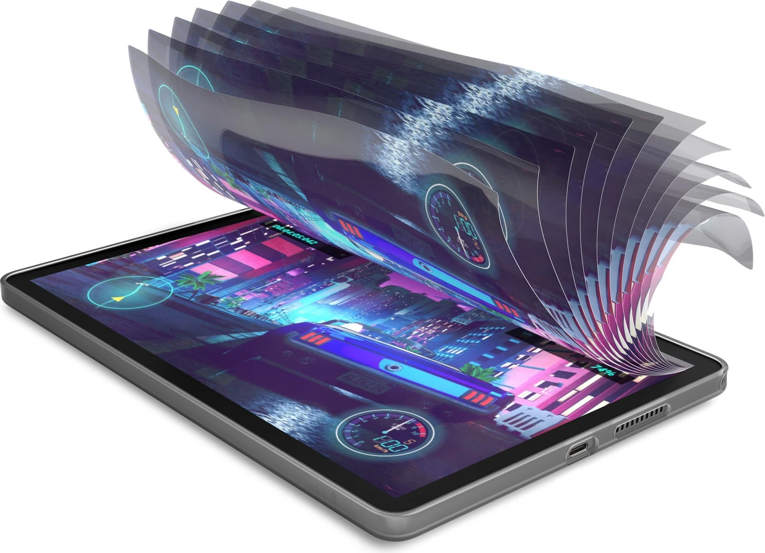 Tablet Lenovo Tab 64GB me mbështjellës, e zezë
