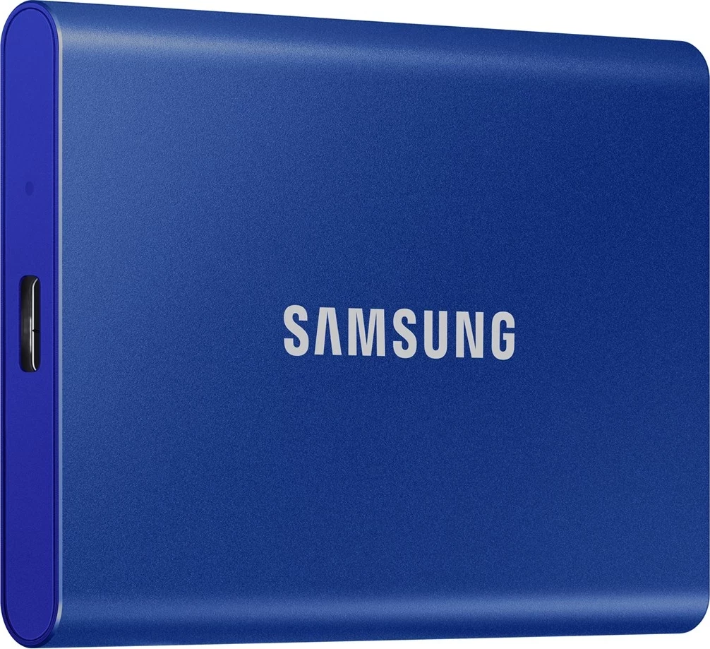 SSD i jashtëm Samsung T7, 2 TB, USB Type-C 3.2 Gen 2, Blu