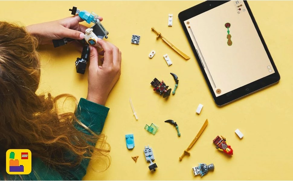 Set ndërtimi LEGO Ninjago 71827, Zane’s Battle Suit Mech, 92 pjesë, multikolor