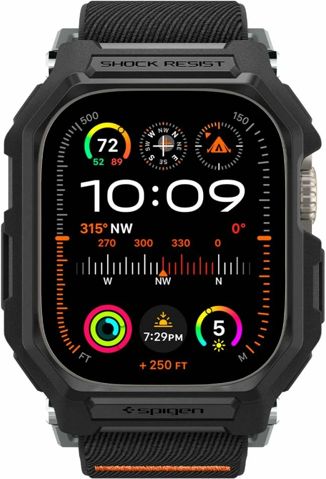 Mbështjellës Spigen Lite Fit Pro me rrip për Apple Watch Ultra 1/2 (49mm), Matte Black