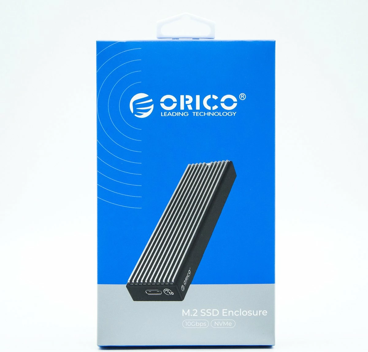 Kasë eksternë për SSD M.2 NVMe Orico M2PV-C3-BK-BP-HW, USB-C 3.2 Gen 2 10Gbps, deri 2TB, me 2 kabllo, e zezë