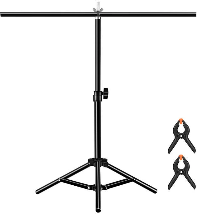 Stativ për sfond Puluz PU3054B, 67 cm, i zi