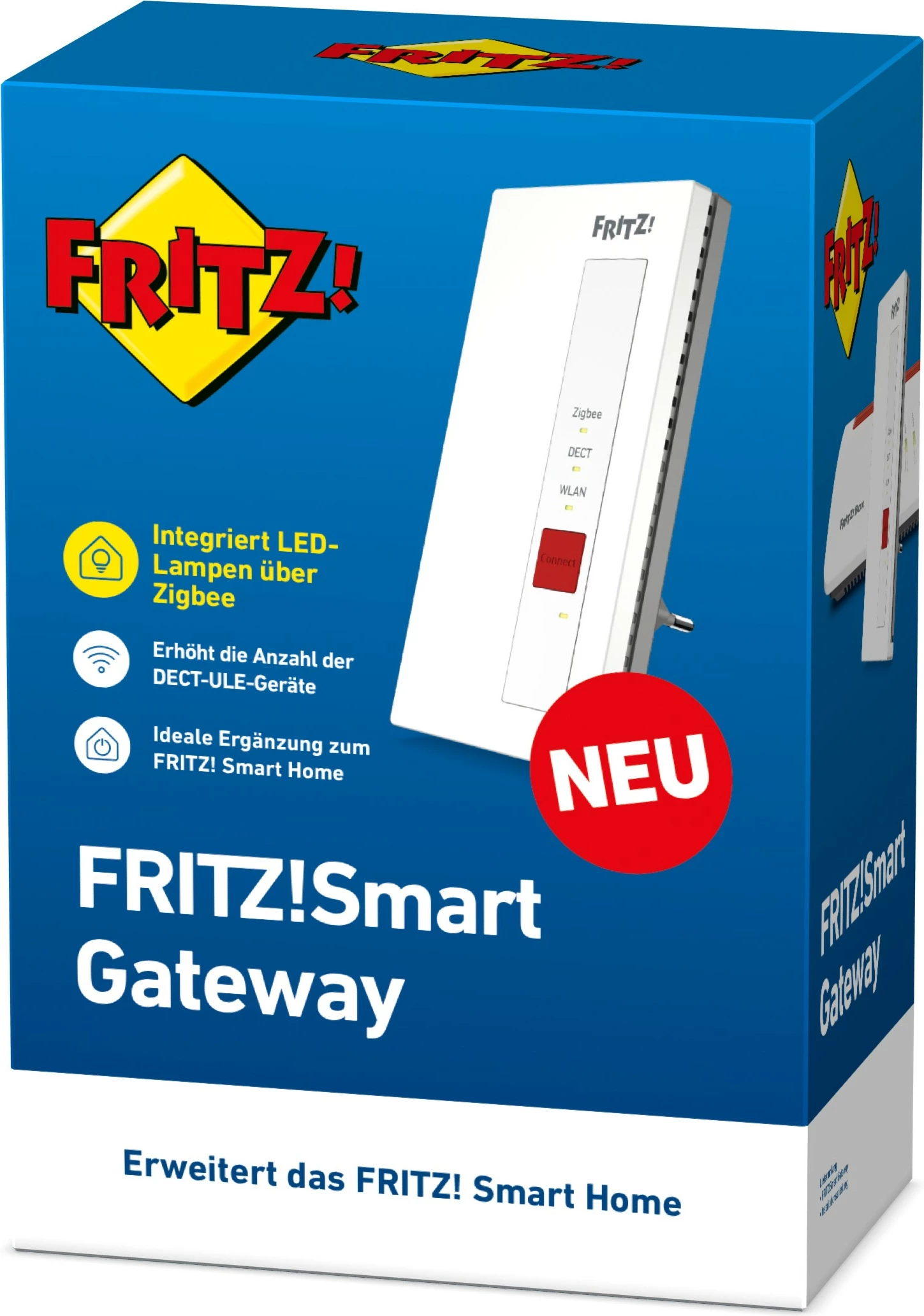 Gateway i mençur AVM FRITZ! Smart Gateway, Zigbee/DECT/WLAN, i bardhë