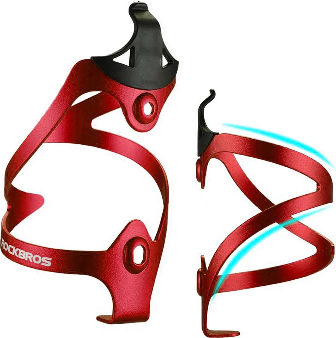 Mbajtës shishe për biçikletë Rockbros 2017-11ARD, alumini, e kuqe