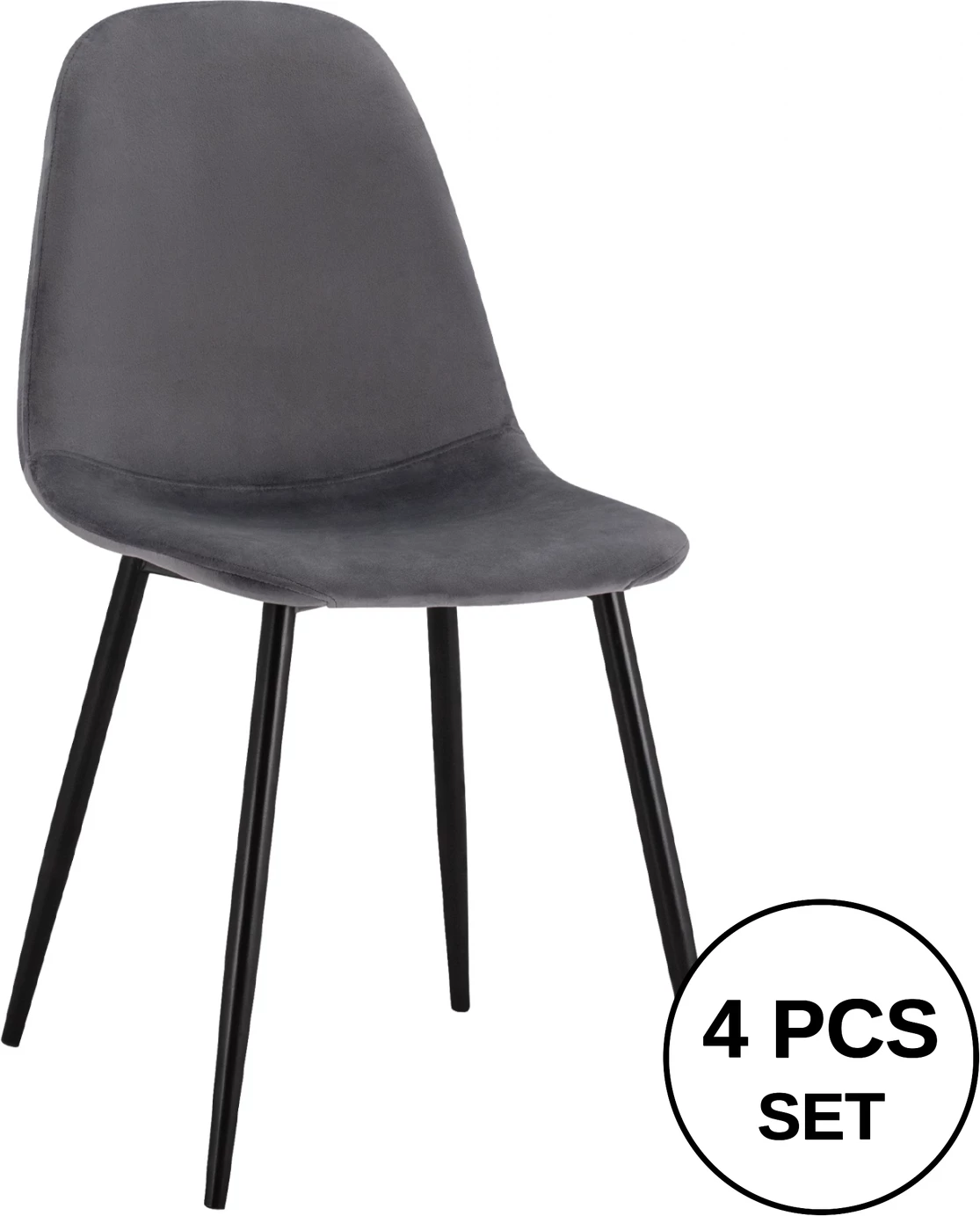 Set Karrige ngrënieje Leonardo FH00100.01, 45x53x85 cm, 4 copë
