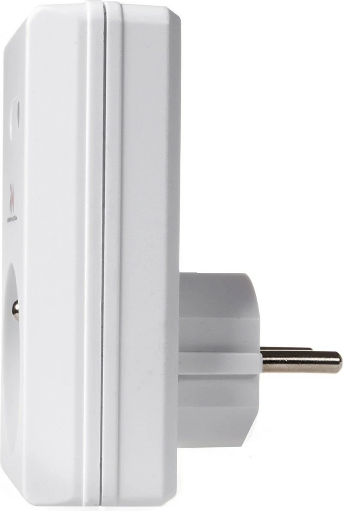 Prizë me telekomandë Maclean MCE151, programueshme, për brenda, e bardhë, me bateri për telekomandë