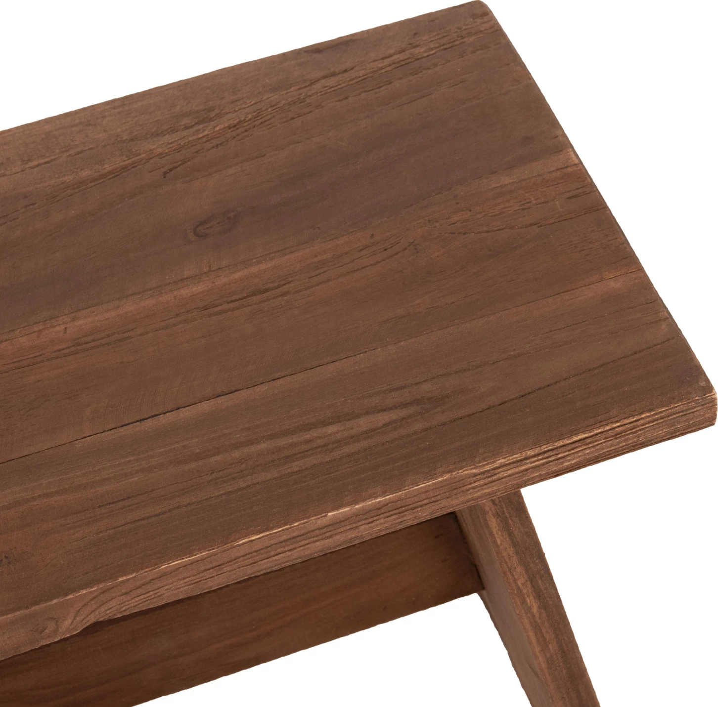 Tavolinë anësore/karrige FH7901 dru i përzier, ngjyrë natyrale, 40x25x29.5H cm