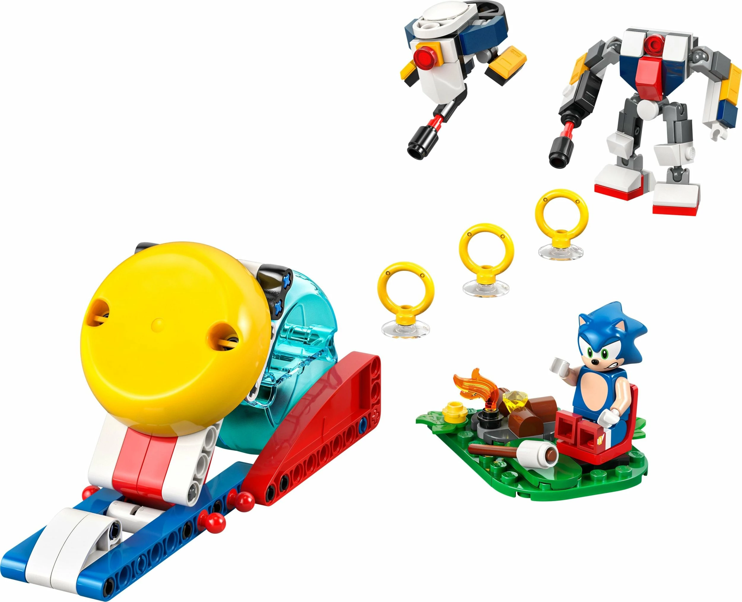 Set LEGO Sonic the Hedgehog 77001 Sonic dhe beteja në kamp, 177 copë, 7+