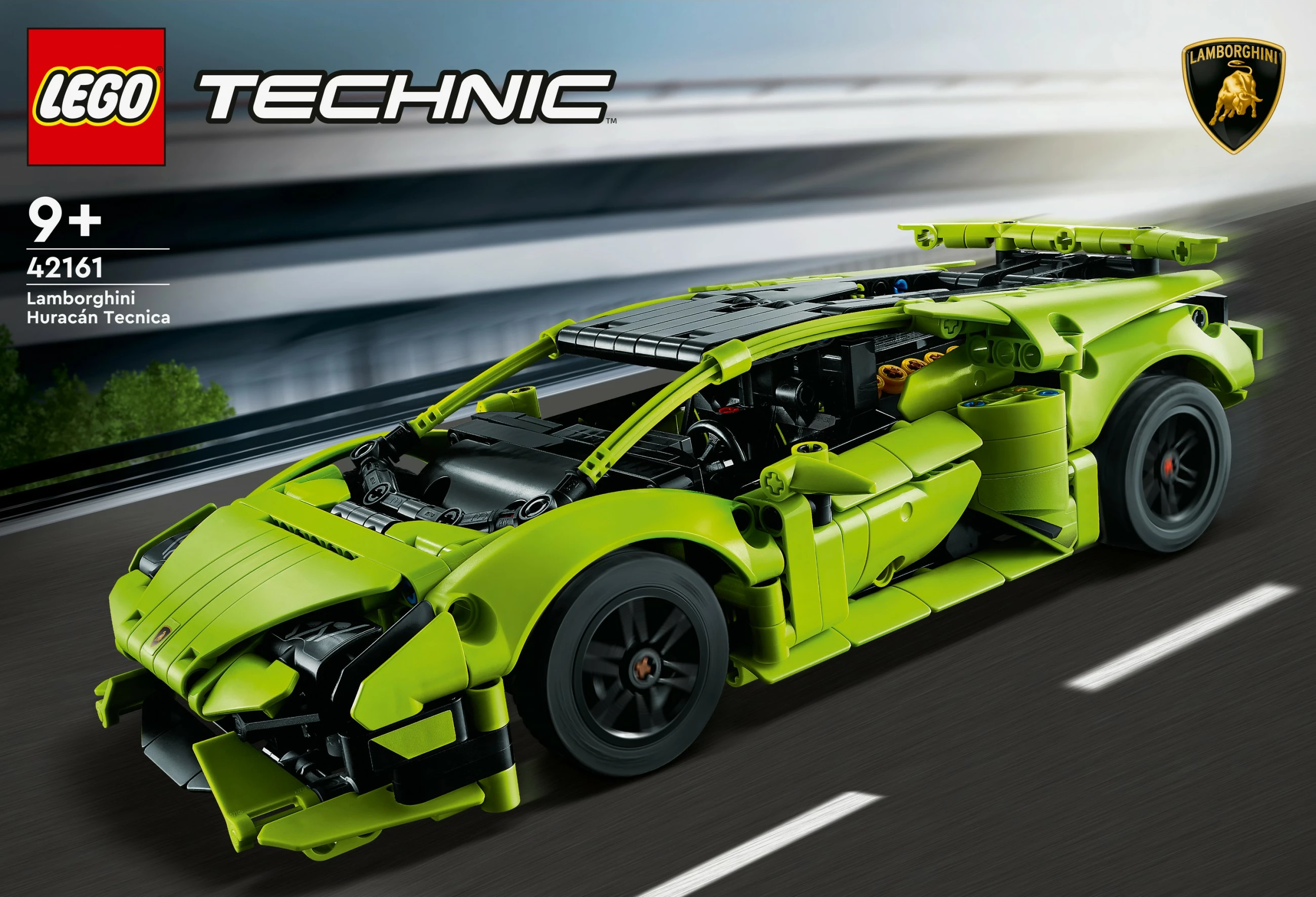 Set ndërtimi LEGO Lamborghini Huracán Tecnica, 806 pjesë, shumëngjyrësh