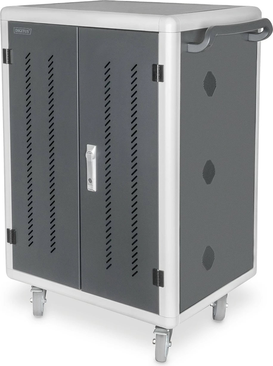 Kasë karikimi portabile Digitus, për 30 laptopë/tableta deri 15.6 inç, UV-C, e zezë