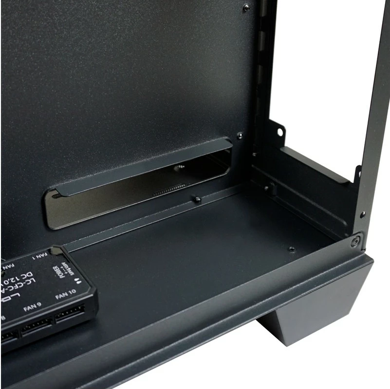 Kasë LC-Power 809B Dark Storm_X, Midi Tower, ATX, RGB, e zezë