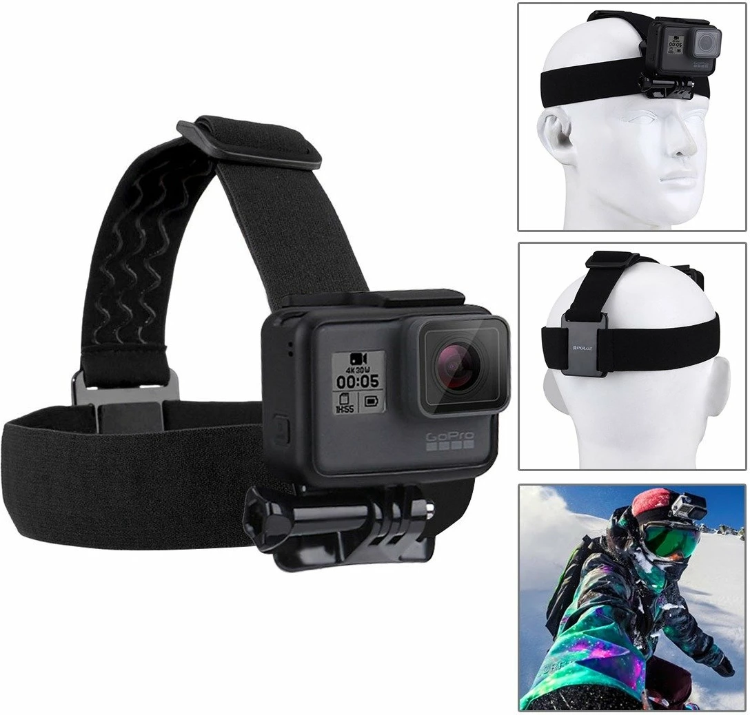 Set aksesorësh për kamera sportive Puluz PKT16, 53 pjesë