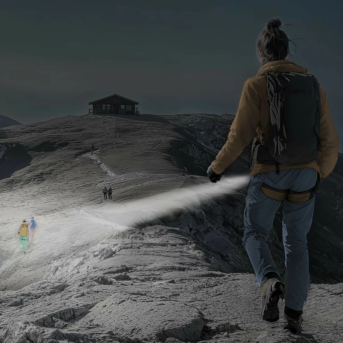 Elektrik dore LED Hama FLX300 (228604) 350 lm rreze 230 m 4 moda me zoom me grep të heqshëm, e zezë