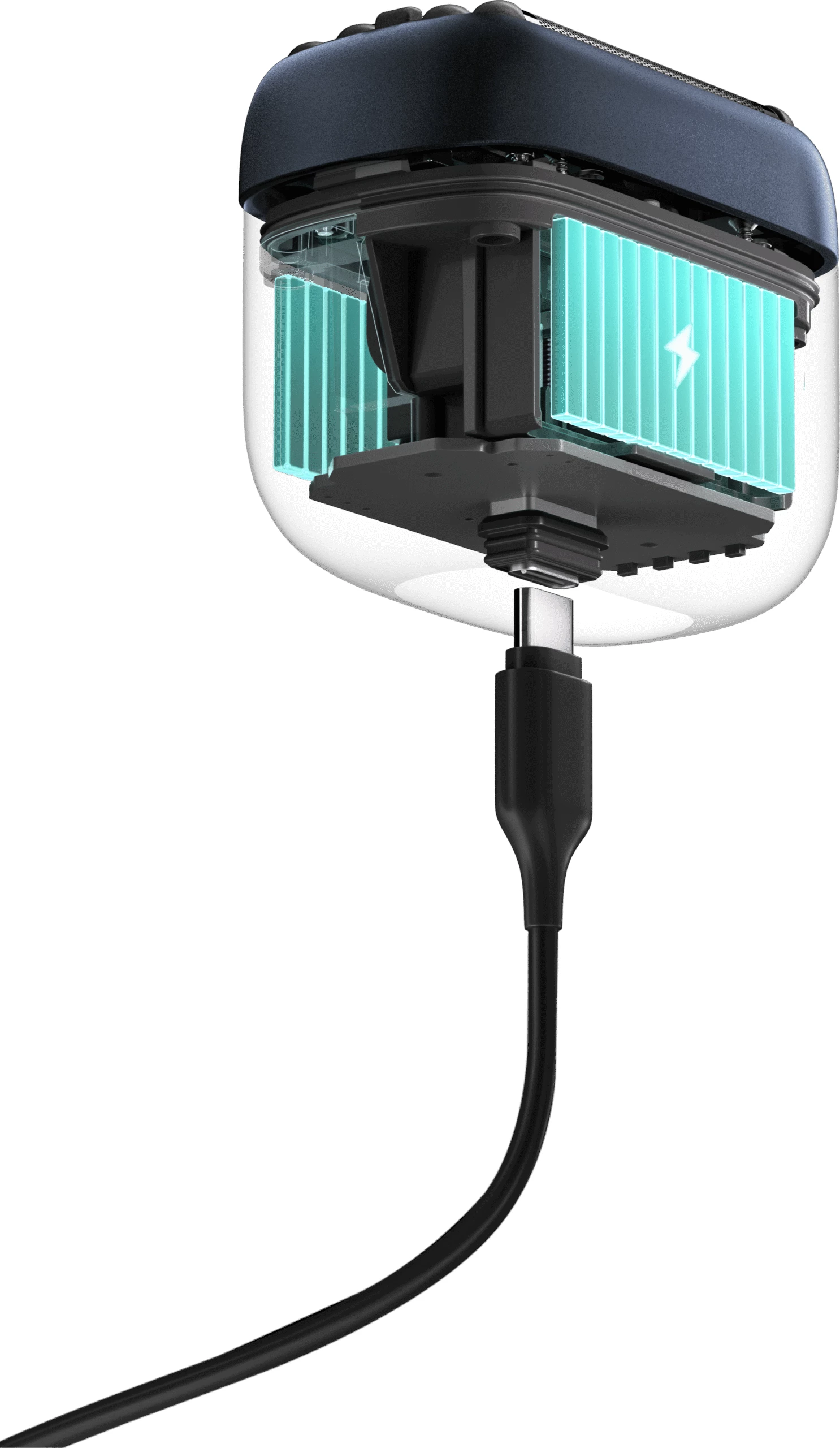 Makinë rroje elektrike portative Yoose Mini 5, 5-tehe (4+1), IPX7, USB-C, 90 min, 14000 rpm, blu