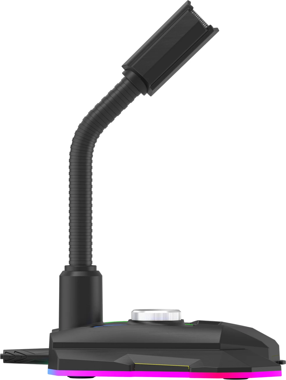 Mikrofon Marvo MIC-05 USB RGB omnidireksional, i zi