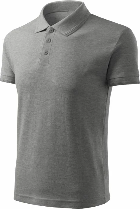 Maicë polo Malfini për meshkuj, ngjyrë gri e errët