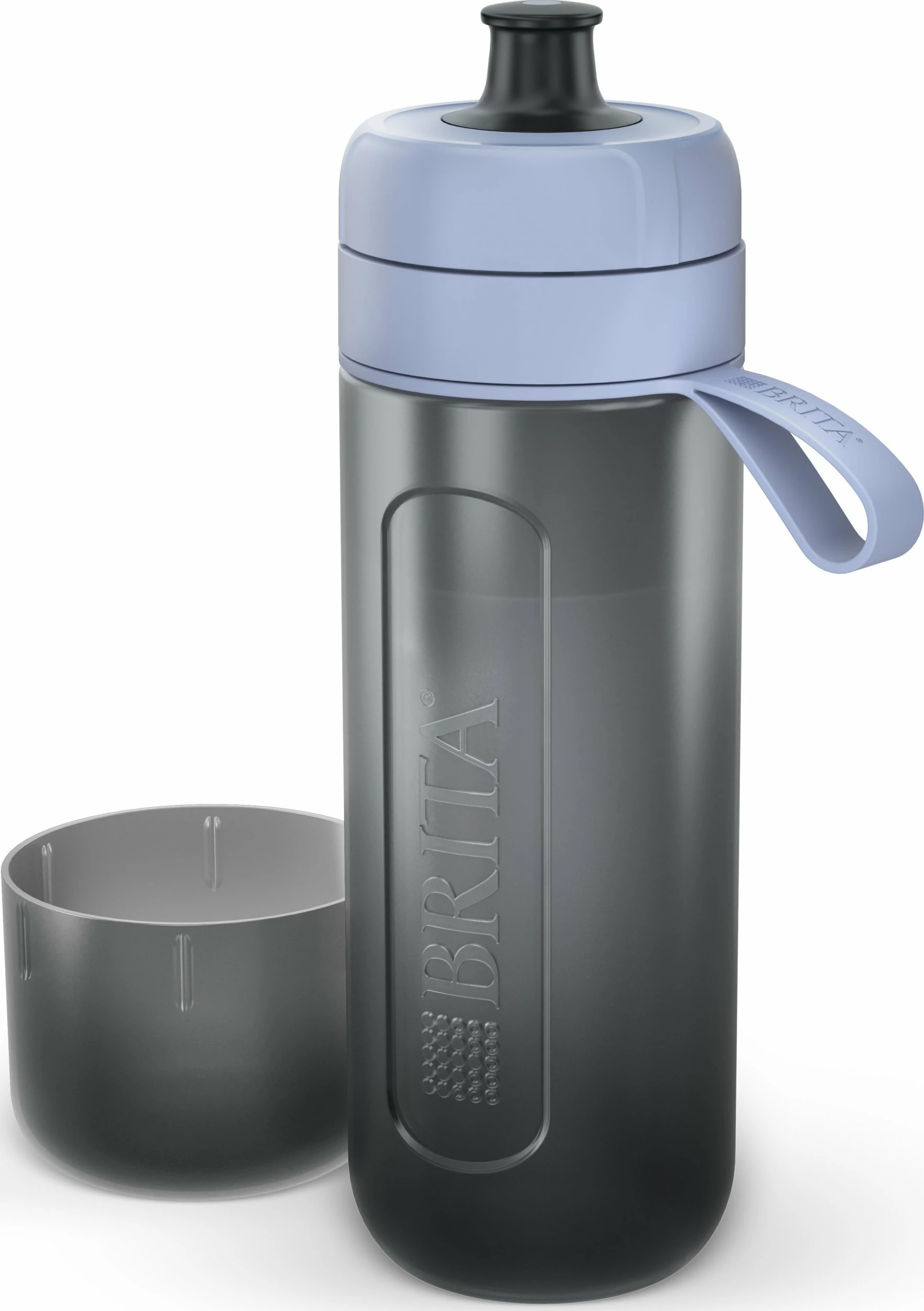 Shishe filtruese uji Brita Active 600 ml, blu pastel, set 2x filtër MicroDisc