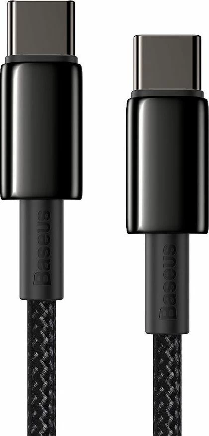 Kabllo USB-C në USB-C Baseus CATWJ-01 1 m, 100 W PD, e zezë