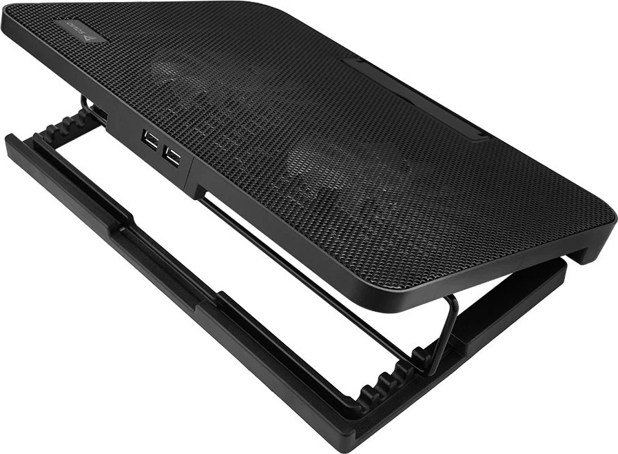 Pad ftohës laptopi Savio COS-02, 2 ventilatorë, i zi