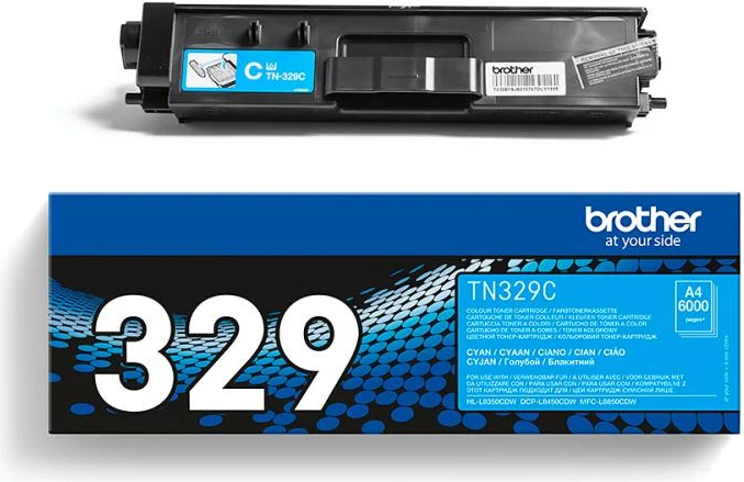 Toner Brother TN-329C origjinal rendiment 5,500–8,800 faqe cyan