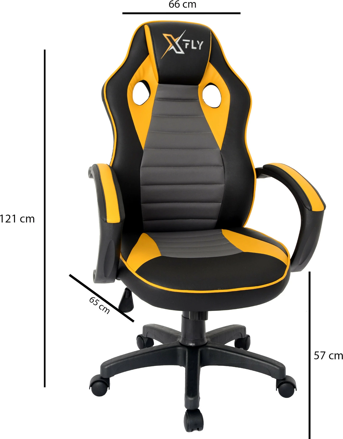 Karrige gaming Skye Decor XFly, e verdhë