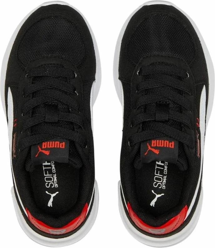 Atlete për fëmijë Puma, të zeza dhe të kuqe