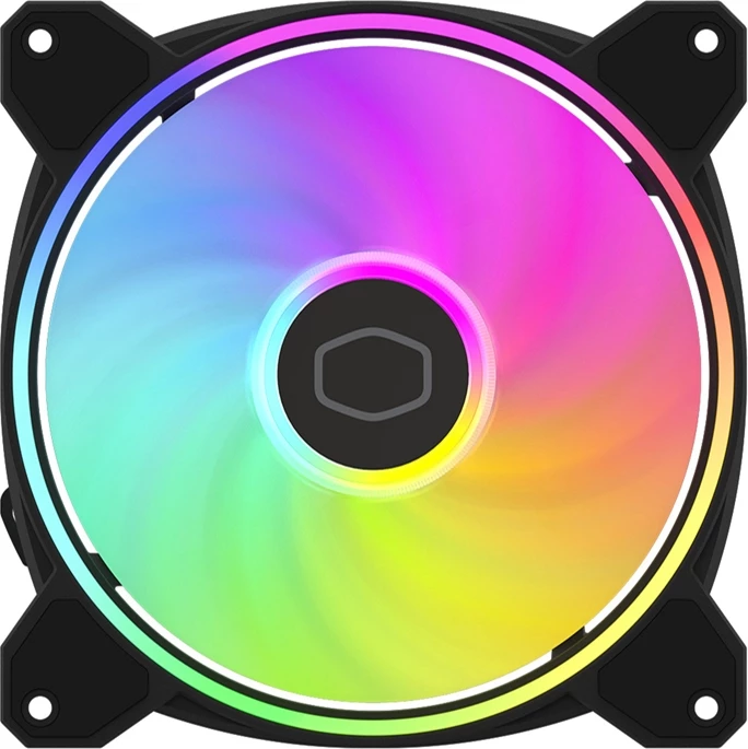 Ventilator kompjuteri Cooler Master MasterFan MF140 Halo2, 140mm, ARGB, i zi