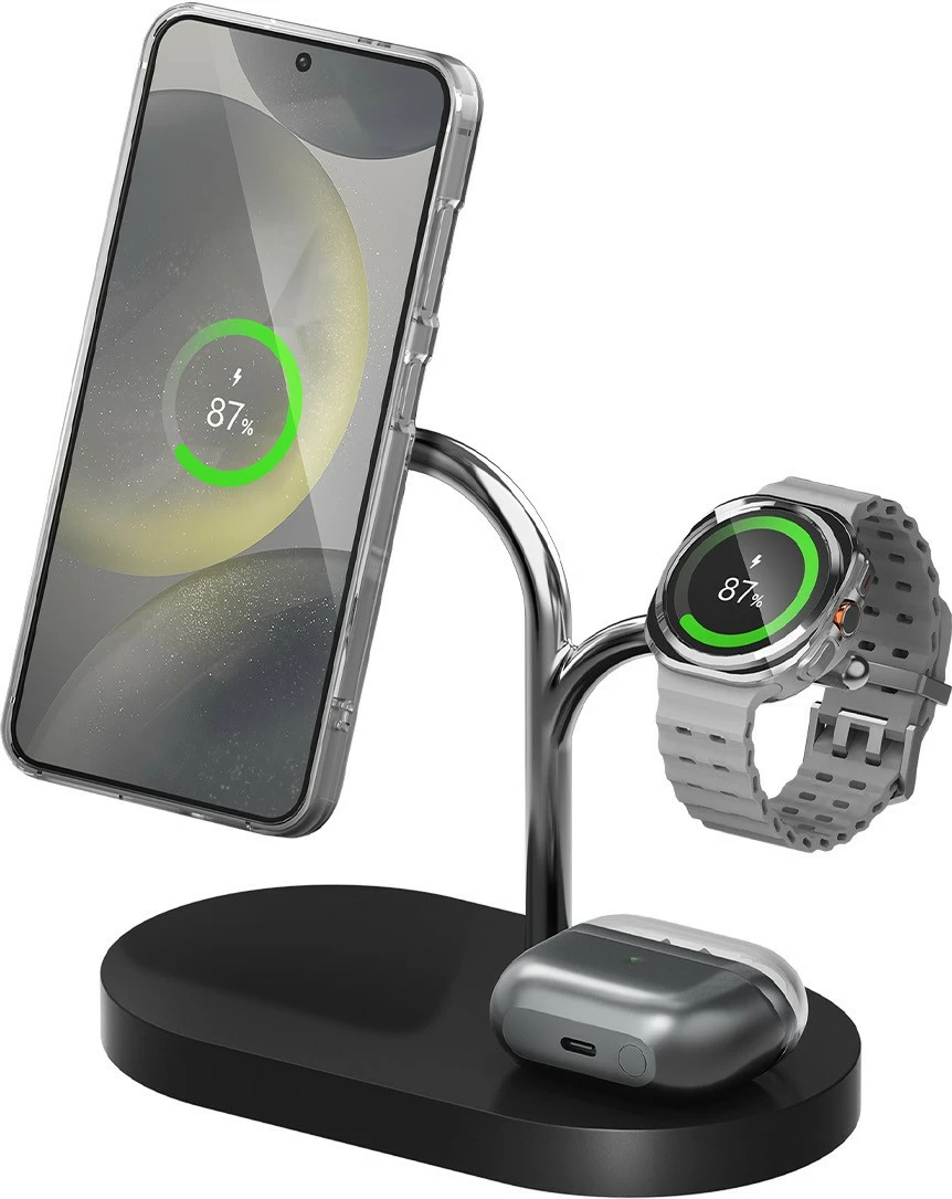 Karikues wireless 3-në-1 Samsung, i zi