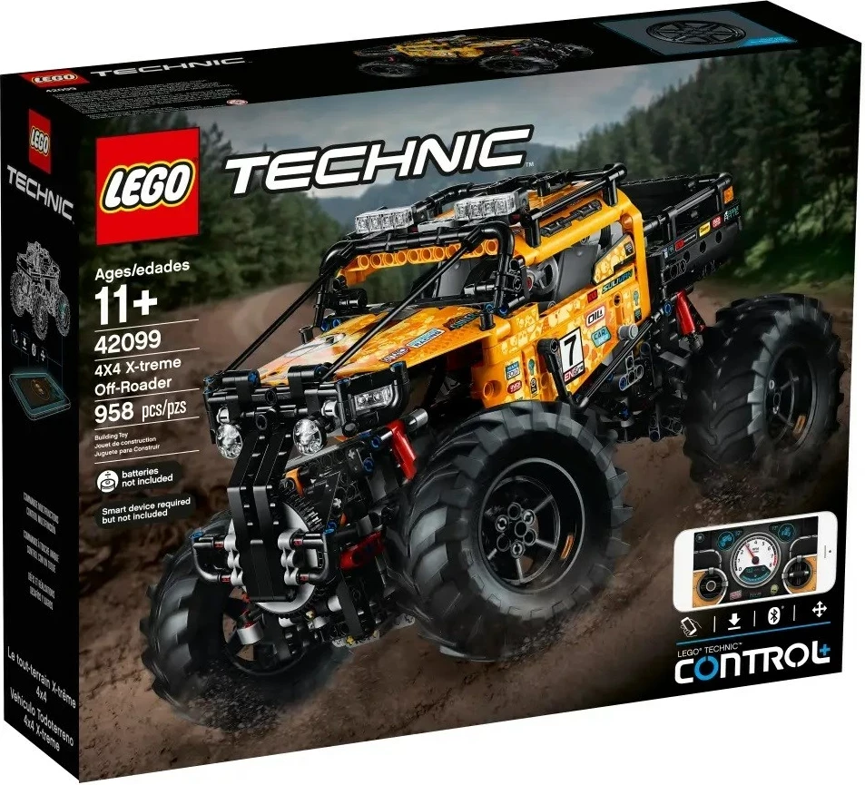 Set LEGO Technic 4X4 X-treme Off-Roader 42099, Portokalli