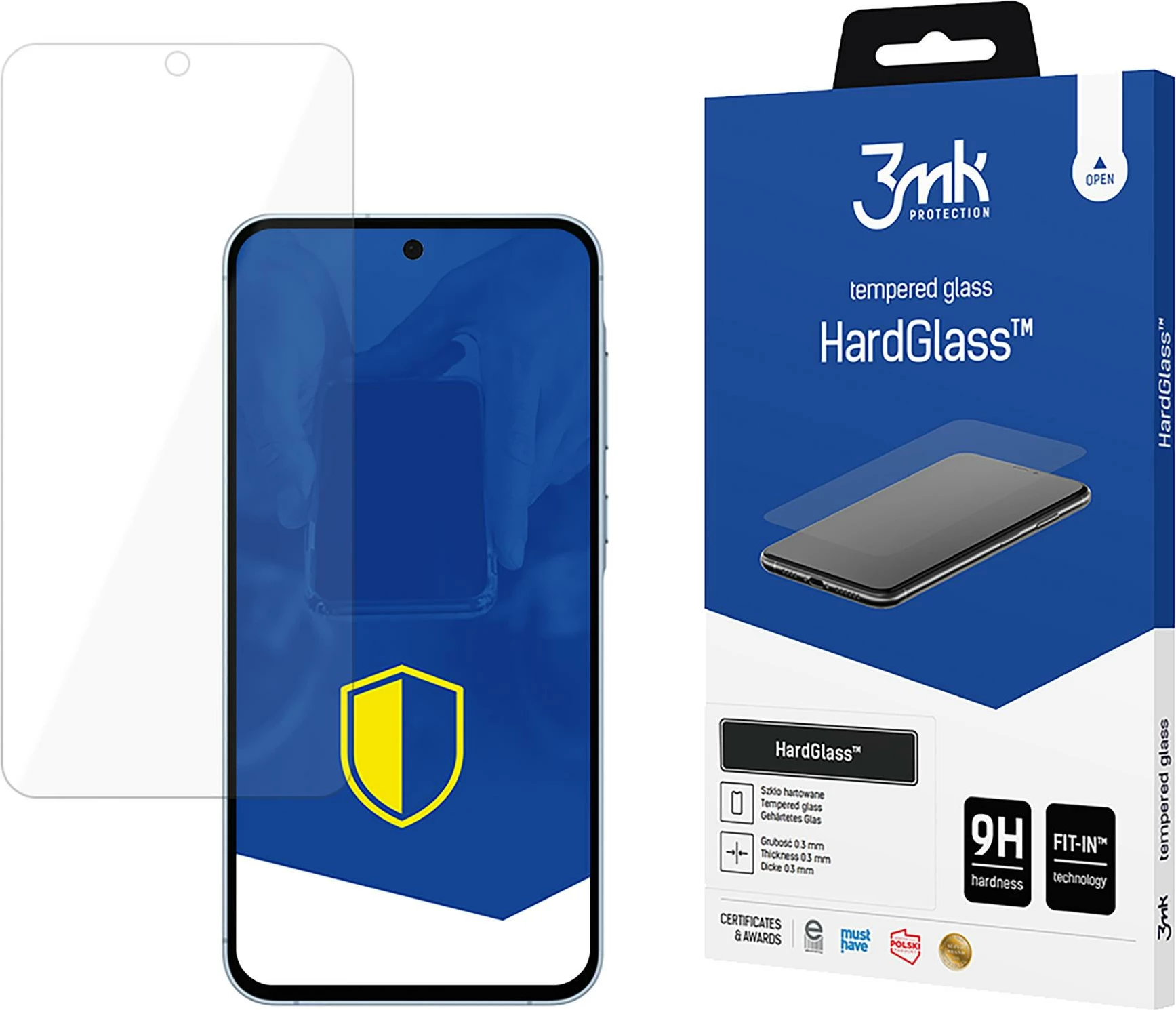 Xham mbrojtës 3mk HardGlass për Samsung Galaxy A55 5G, 9H