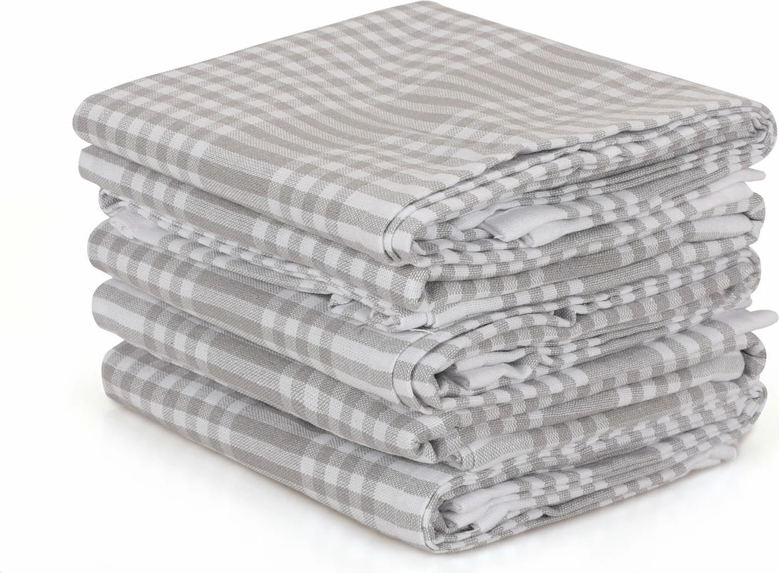 Set peshqirësh për larje (10 copë), Hermia, pötikareli, gri