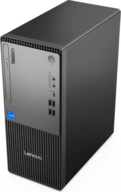 Kompjuter desktop Lenovo ThinkCentre neo 50t Gen 5 12UD0031PB i3-14100 8GB RAM 256GB SSD Windows 11 Pro, e zezë, me maus dhe tastierë