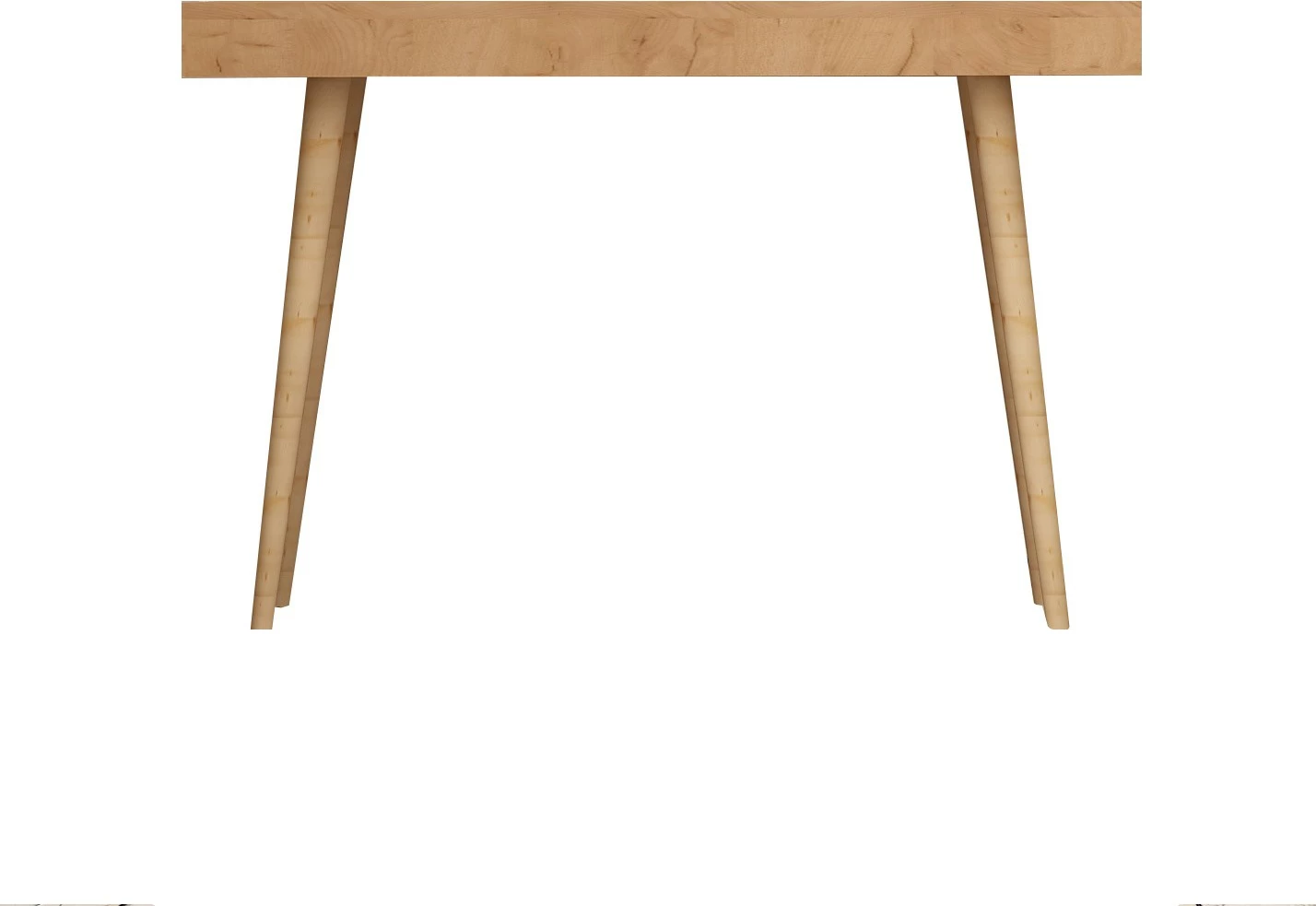 Tavolinë studimi Hanah Home, Valencia, ngjyrë lisi dhe e bardhë