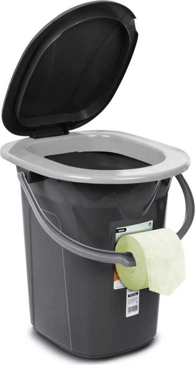 Tualet portativ GreenBlue GB320AG, antracit