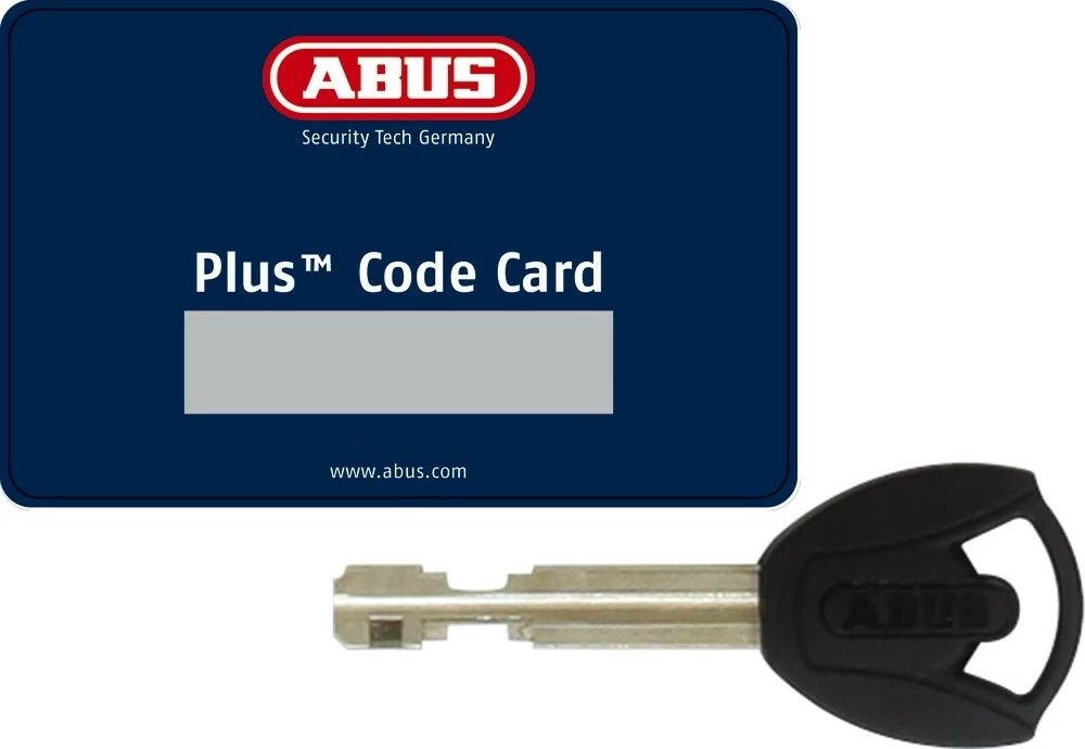 Bravë biçiklete ABUS Granit Plus 470/150HB300, me çelës, 300mm, e zezë
