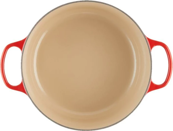 kaserolë gize me kapak, Le Creuset, Signature Round 24cm (21177240602430), e kuqe qershi
