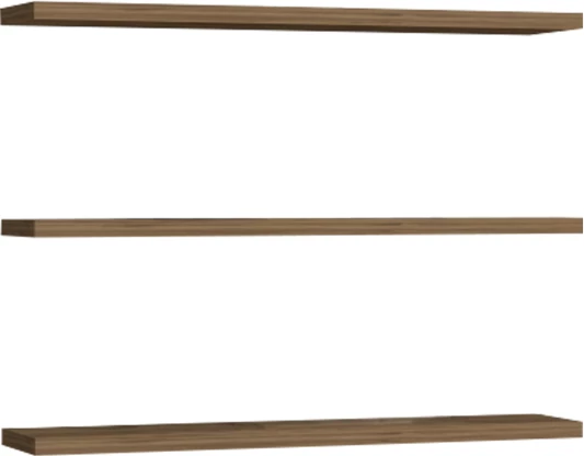 Raft muri Edna melamine, hije arre, 60x14.5x1.8cm